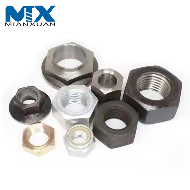 China Factory High Strength DIN 985 DIN 982 White Ring/Blue Ring Nylon Self Lock Nut